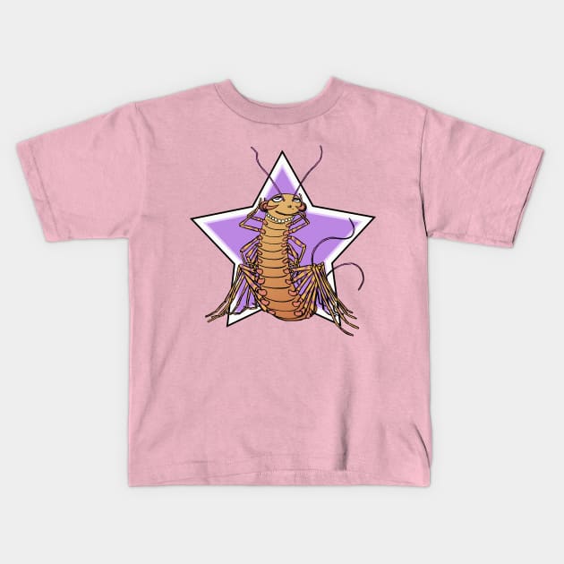 Scutigera Coleoptrata Kids T-Shirt by Cyborg One